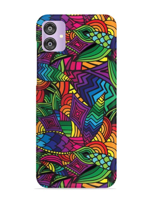 Abstract Multicolor Seamless Snap Case for Samsung Galaxy F04 Zapvi