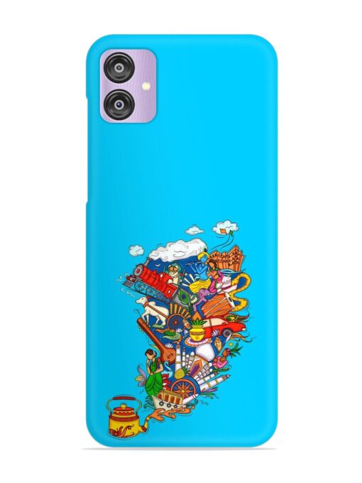 Vector Design Indian Snap Case for Samsung Galaxy F04 Zapvi