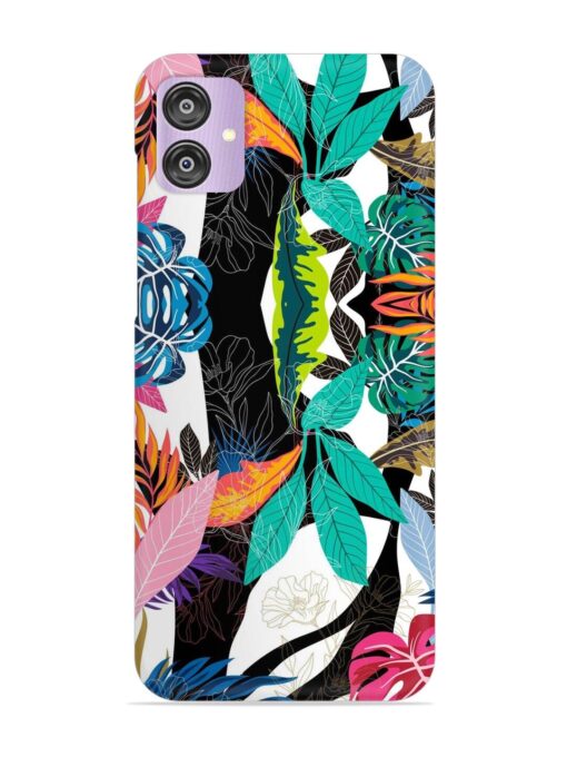 Floral Pattern Bright Snap Case for Samsung Galaxy F04 Zapvi