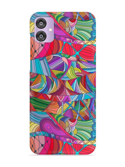 Seamless Patterns Hand Drawn Snap Case for Samsung Galaxy F04