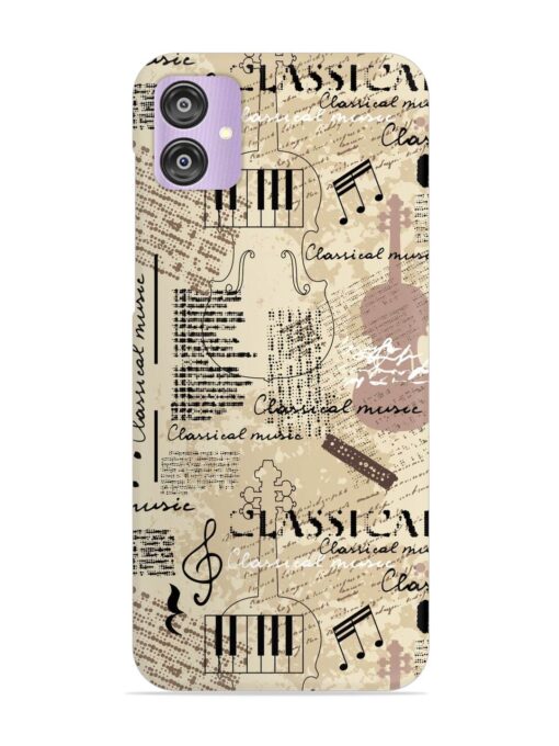 Classical Music Lpattern Snap Case for Samsung Galaxy F04