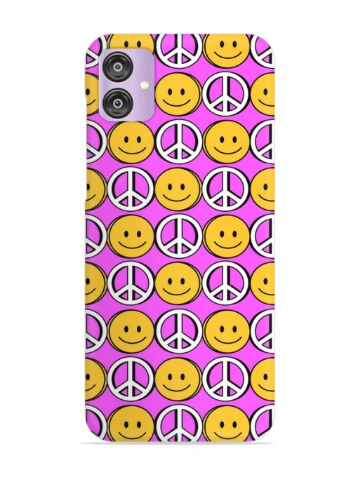 Smiley Face Peace Snap Case for Samsung Galaxy F04 Zapvi