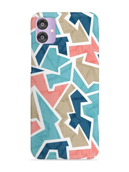 Vintage Geometric Triangle Snap Case for Samsung Galaxy F04