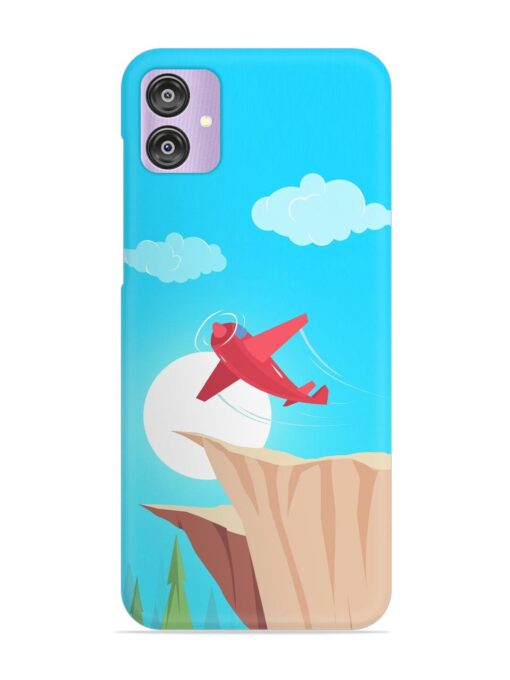 Small Planes In Flight Snap Case for Samsung Galaxy F04 Zapvi