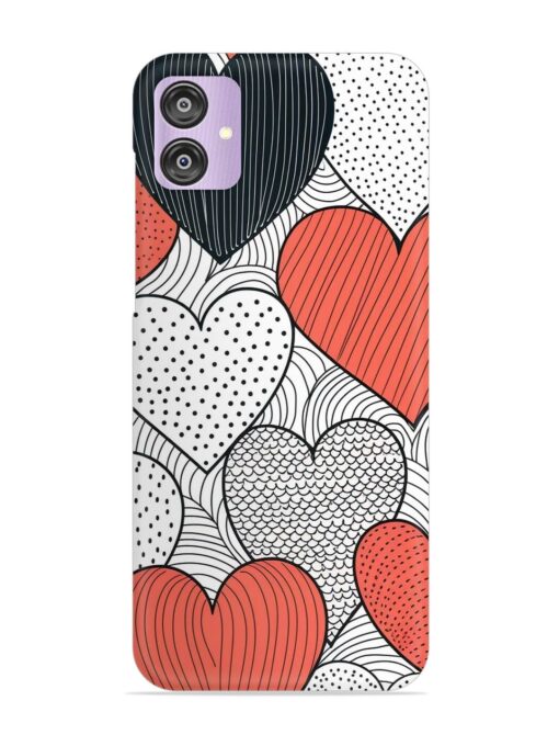 Girly Heart Seamless Snap Case for Samsung Galaxy F04