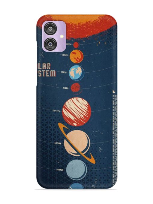 Solar System Vector Snap Case for Samsung Galaxy F04