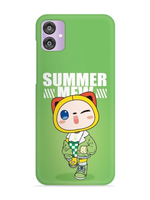 Summer Mew Snap Case for Samsung Galaxy F04 Zapvi