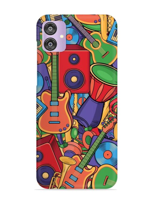 Colorful Music Art Snap Case for Samsung Galaxy F04