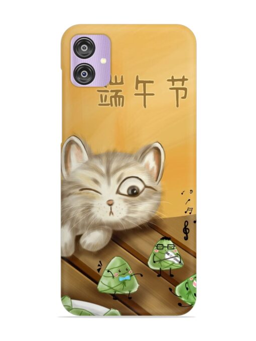 Cat Scorpion Dancing Snap Case for Samsung Galaxy F04 Zapvi