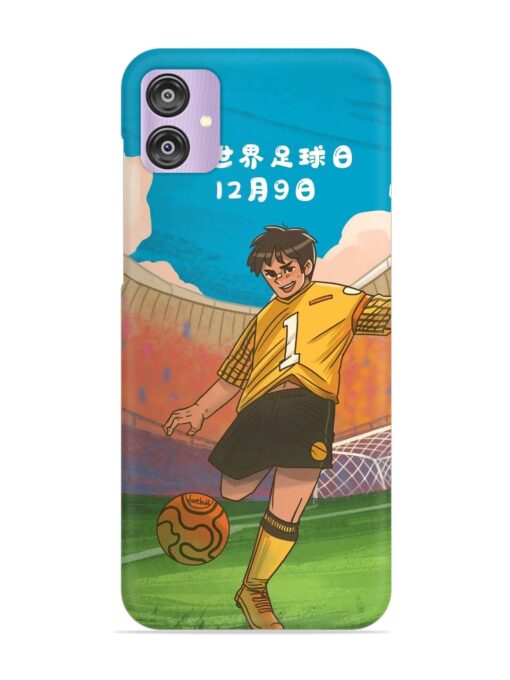 Soccer Kick Snap Case for Samsung Galaxy F04 Zapvi