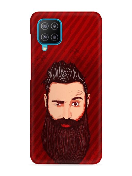 Beardo Man Snap Case for Samsung Galaxy F12 Zapvi