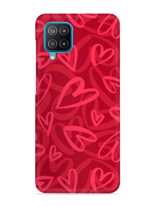 Seamless Romantic Pattern Snap Case for Samsung Galaxy F12 Zapvi