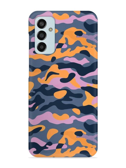 Camouflage Army Military English Orange Art Snap Case for Samsung Galaxy F13