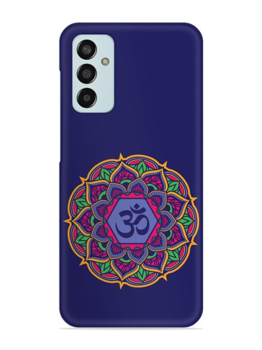 Om Mandala Art Blue Snap Case for Samsung Galaxy F13