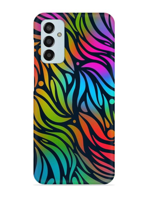 Abstract Leaf Design Snap Case for Samsung Galaxy F13 Zapvi