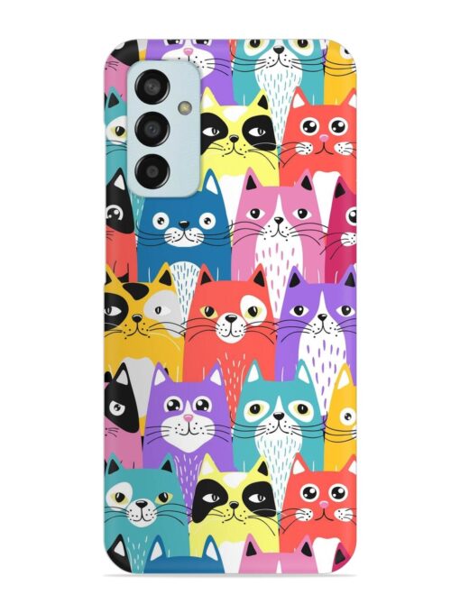 Funny Cartoon Cats Snap Case for Samsung Galaxy F13