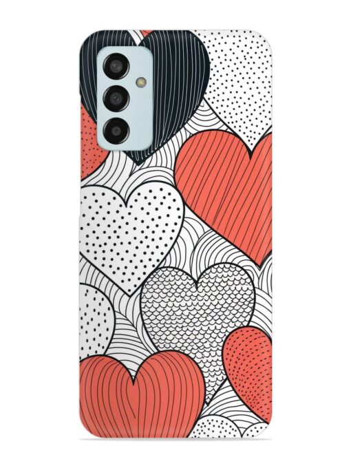 Girly Heart Seamless Snap Case for Samsung Galaxy F13