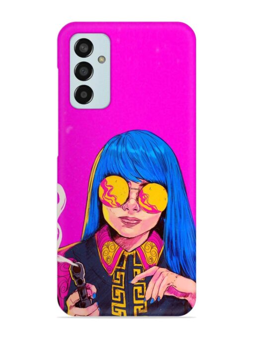 Aesthetic Anime Girl Snap Case for Samsung Galaxy F13 Zapvi