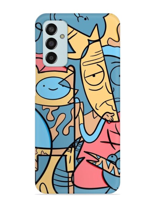 Silly Face Doodle Snap Case for Samsung Galaxy F13 Zapvi