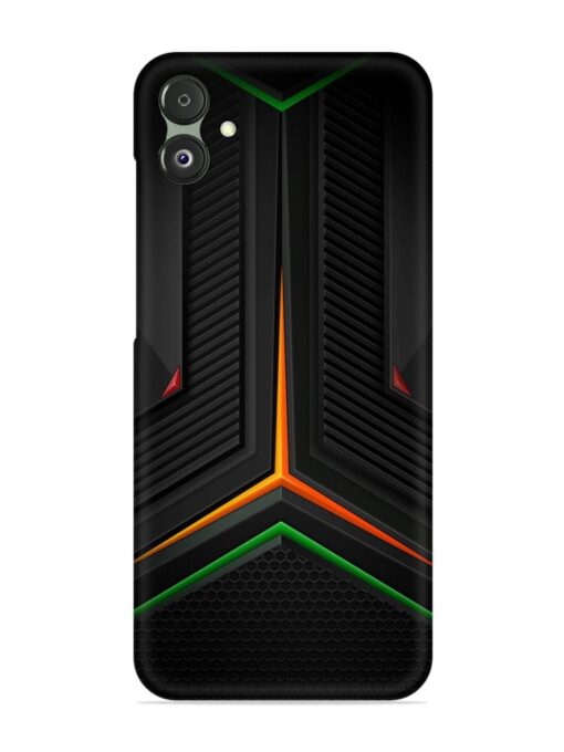 Orange Triangle Light Snap Case for Samsung Galaxy F14 (5G) Zapvi