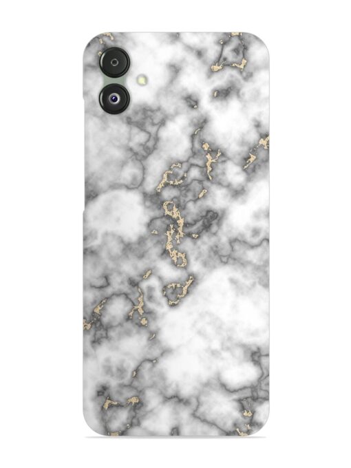 Gray And Gold Marble Snap Case for Samsung Galaxy F14 (5G) Zapvi