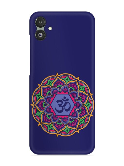 Om Mandala Art Blue Snap Case for Samsung Galaxy F14 (5G) Zapvi