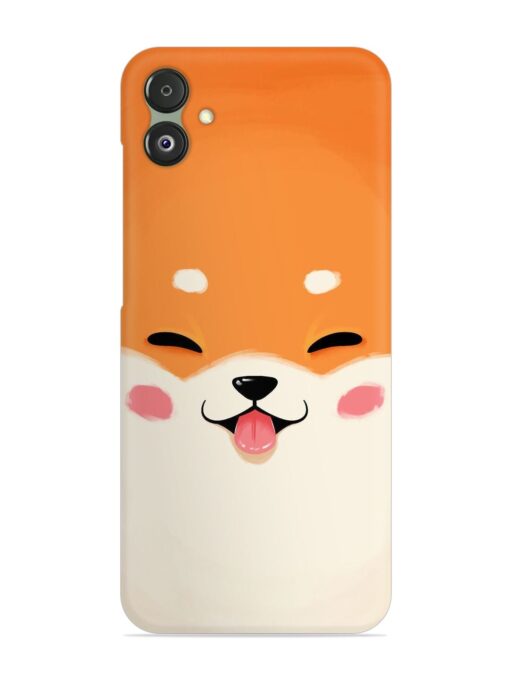 Cute Dog Face Vector Snap Case for Samsung Galaxy F14 (5G) Zapvi