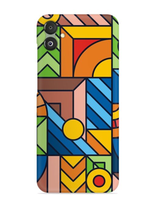 Colorful Geometric Snap Case for Samsung Galaxy F14 (5G) Zapvi