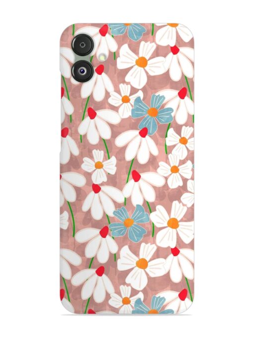 Abstract Petal Flowers Snap Case for Samsung Galaxy F14 (5G) Zapvi