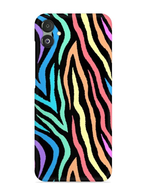 Colorful Abstract Zebra Snap Case for Samsung Galaxy F14 (5G) Zapvi