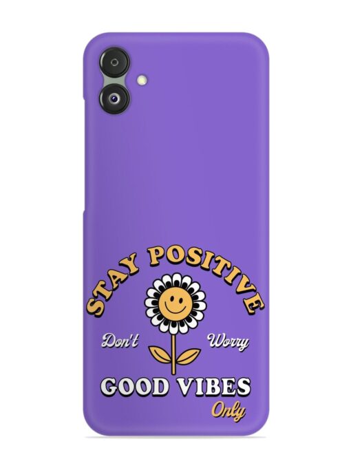 Retro Positive Flower Snap Case for Samsung Galaxy F14 (5G) Zapvi