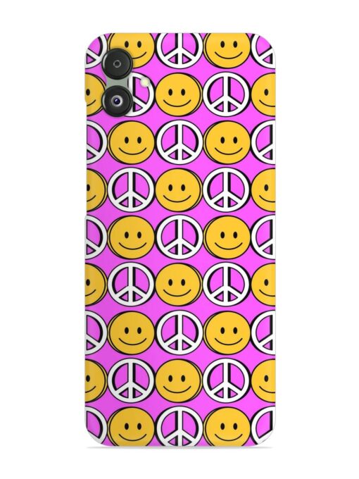 Smiley Face Peace Snap Case for Samsung Galaxy F14 (5G) Zapvi