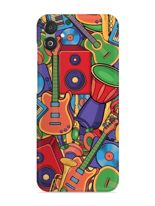 Colorful Music Art Snap Case for Samsung Galaxy F14 (5G) Zapvi