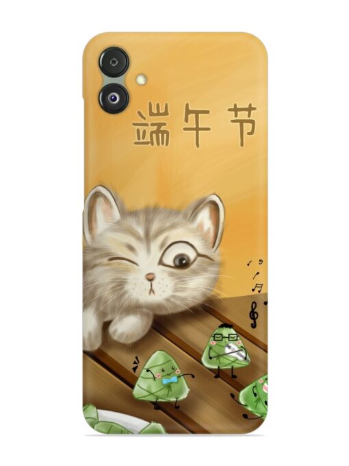 Cat Scorpion Dancing Snap Case for Samsung Galaxy F14 (5G) Zapvi