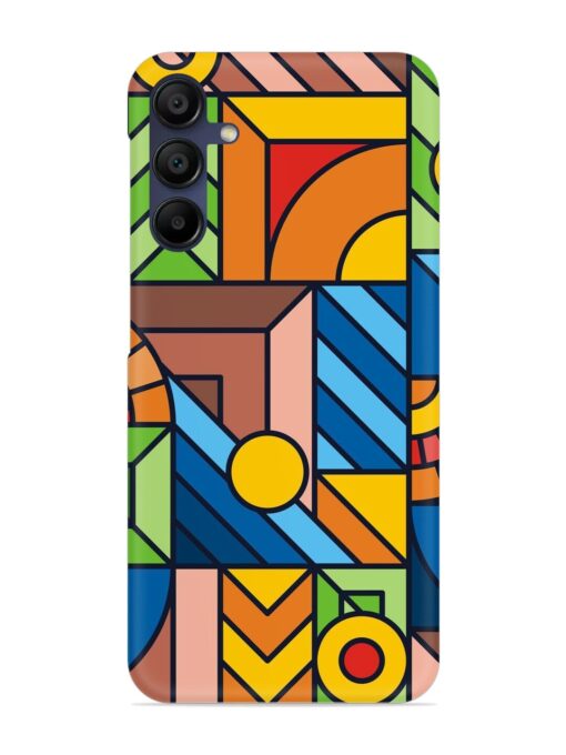 Colorful Geometric Snap Case for Samsung Galaxy F15 (5G)