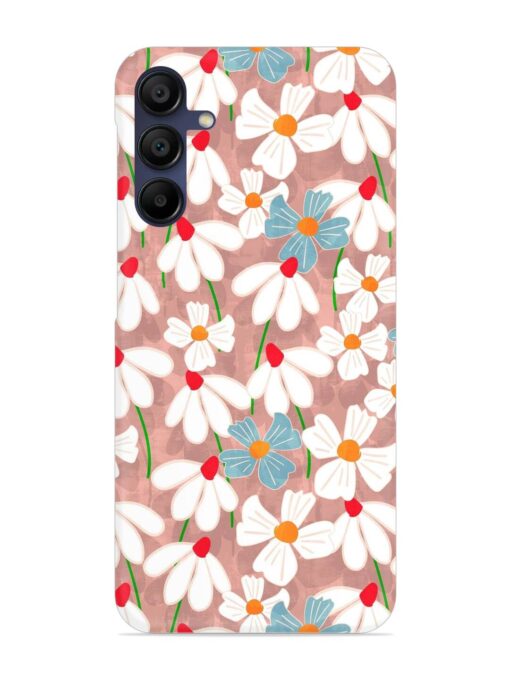 Abstract Petal Flowers Snap Case for Samsung Galaxy F15 (5G)