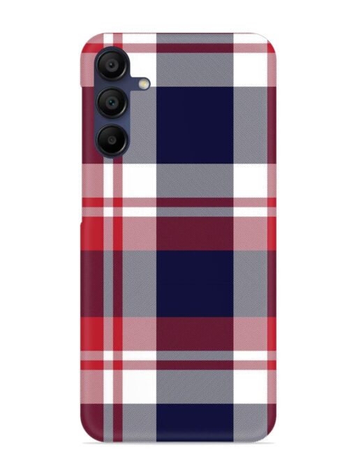 Classic Plaid Tartan Snap Case for Samsung Galaxy F15 (5G) Zapvi