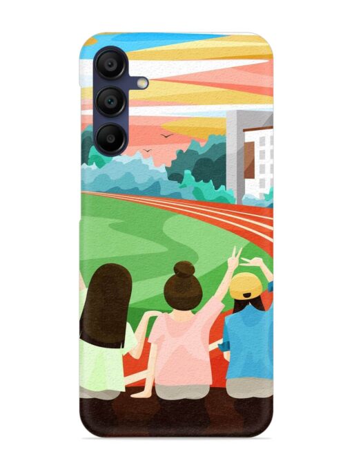 School Playground Snap Case for Samsung Galaxy F15 (5G) Zapvi