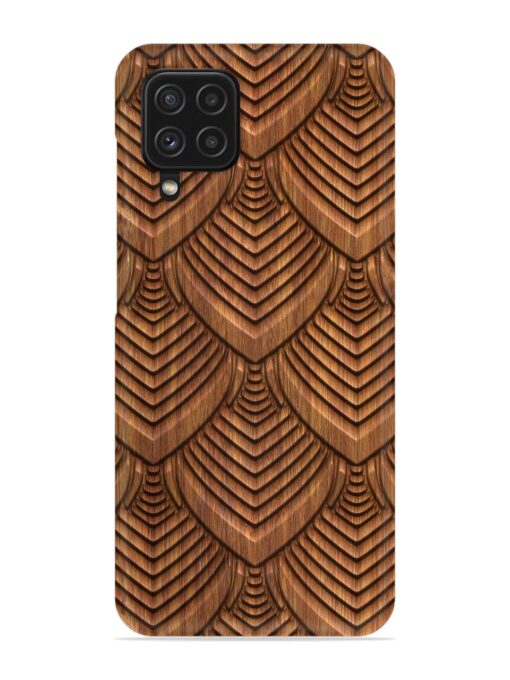 Carved Pattern On Snap Case for Samsung Galaxy F22 Zapvi