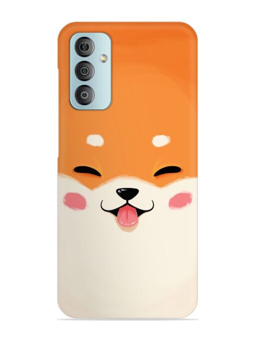 Cute Dog Face Vector Snap Case for Samsung Galaxy F23 (5G) Zapvi