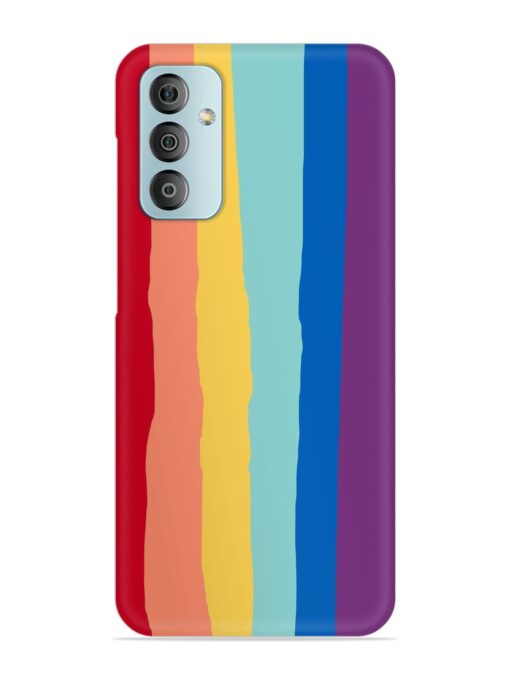 Rainbow Genuine Liquid Snap Case for Samsung Galaxy F23 (5G)