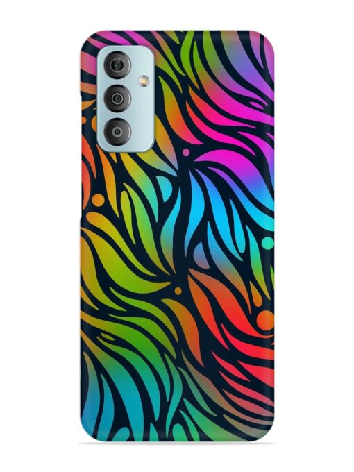 Abstract Leaf Design Snap Case for Samsung Galaxy F23 (5G)