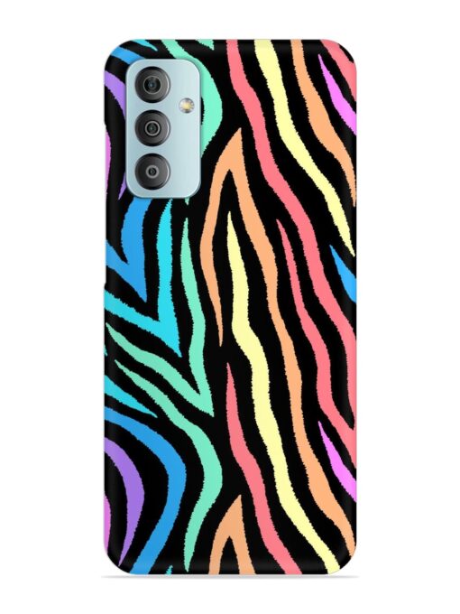 Colorful Abstract Zebra Snap Case for Samsung Galaxy F23 (5G)