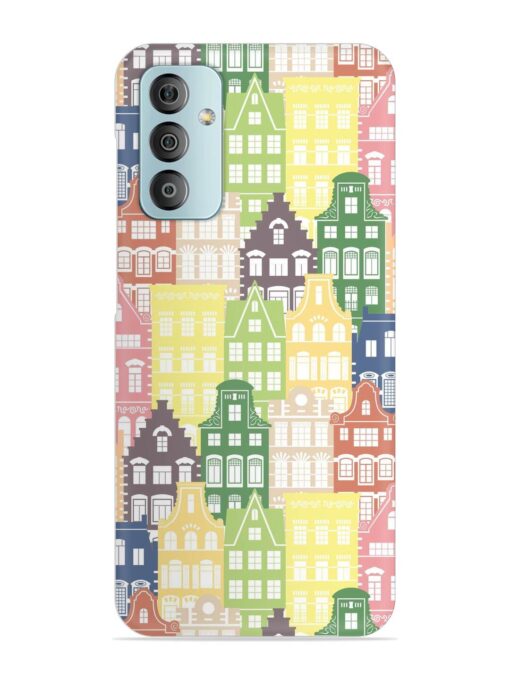 Seamless Shapes Pattern Snap Case for Samsung Galaxy F23 (5G) Zapvi