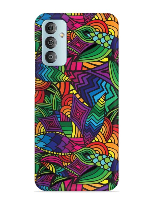 Abstract Multicolor Seamless Snap Case for Samsung Galaxy F23 (5G)