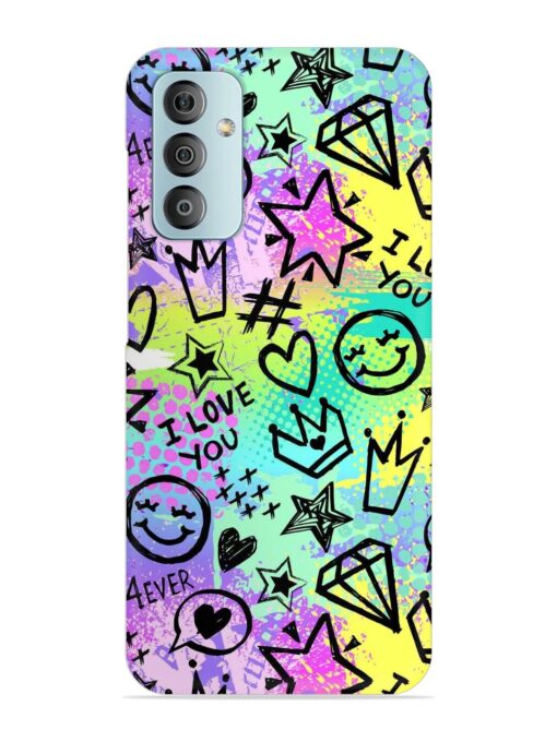 Bright Seamless Pattern Snap Case for Samsung Galaxy F23 (5G)