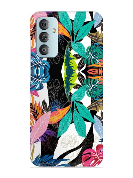 Floral Pattern Bright Snap Case for Samsung Galaxy F23 (5G)