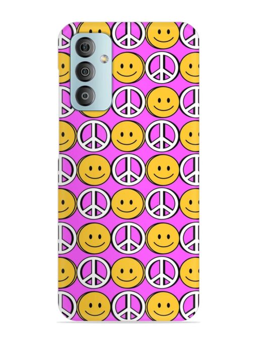 Smiley Face Peace Snap Case for Samsung Galaxy F23 (5G)