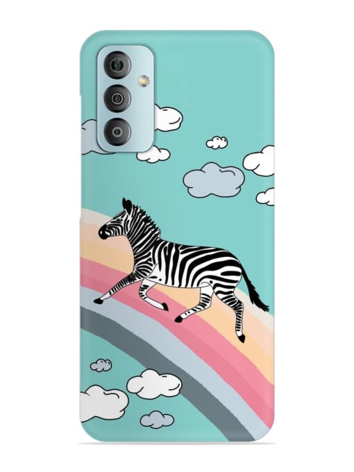 Running Zebra Snap Case for Samsung Galaxy F23 (5G)