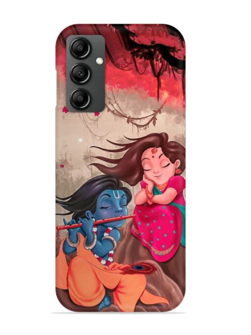 Radhe Krishna Water Art Snap Case for Samsung Galaxy F34 (5G)